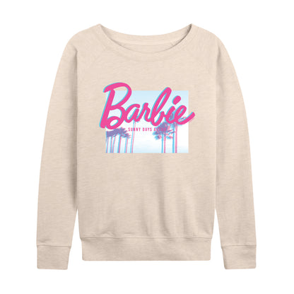 Barbie - Sunny Days Ahead - Glitch - Women's Lightweight French Terry Long Sleeve Shirt