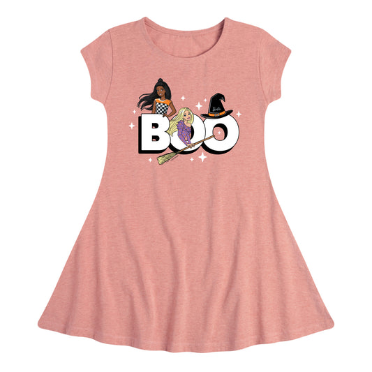Barbie - Boo Barbie Girls - Toddler And Youth Girls Fit And Flare Dress