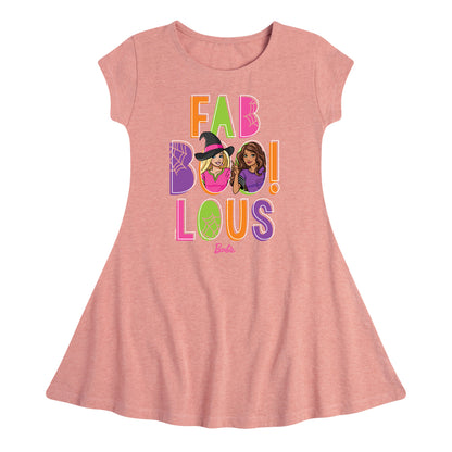 Barbie - Faboolous  - Toddler And Youth Girls Fit And Flare Dress
