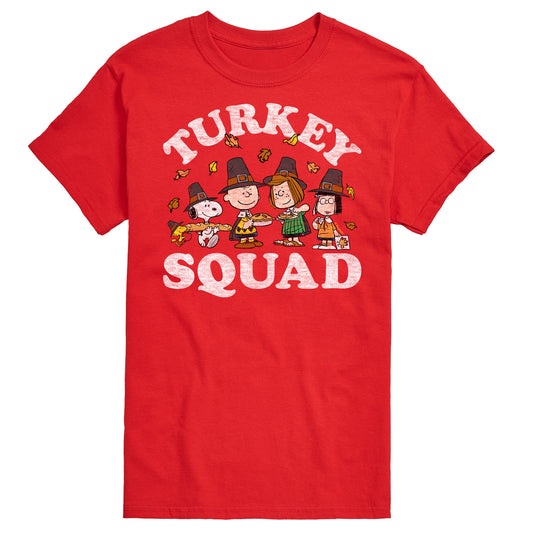 Peanuts - Turkey Squad - Men's Short Sleeve Graphic T-Shirt