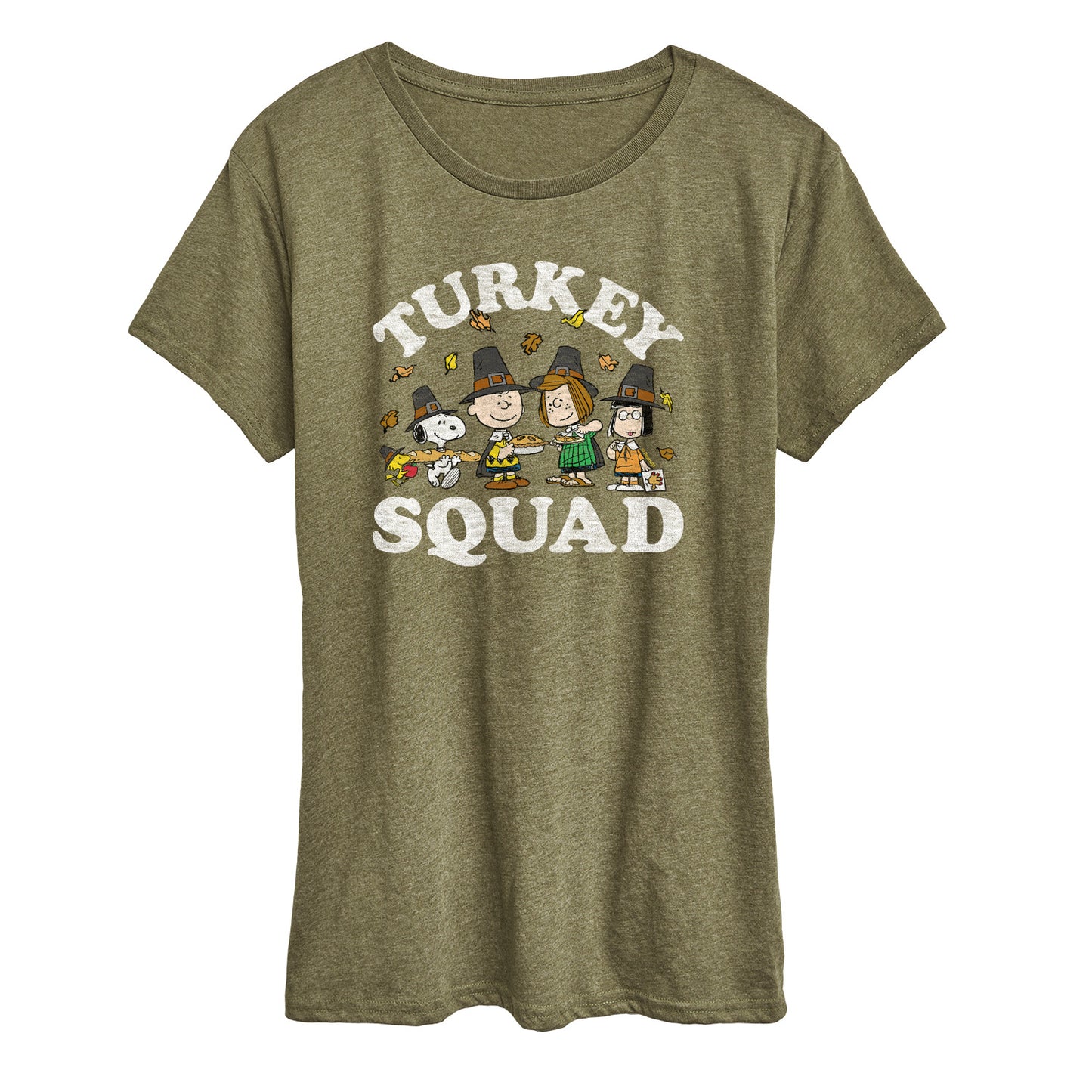 Peanuts - Turkey Squad - Women's Short Sleeve Graphic T-Shirt