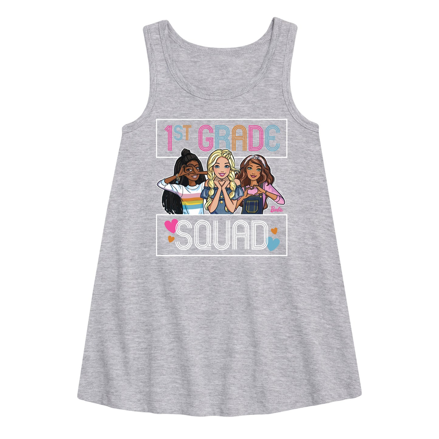 Barbie - Back To School - 1st Grade Squad - Toddler And Youth Girls Fleece Dress