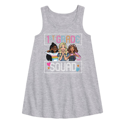 Barbie - Back To School - 1st Grade Squad - Toddler And Youth Girls Fleece Dress