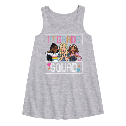 Barbie - Back To School - 1st Grade Squad - Toddler And Youth Girls Fleece Dress