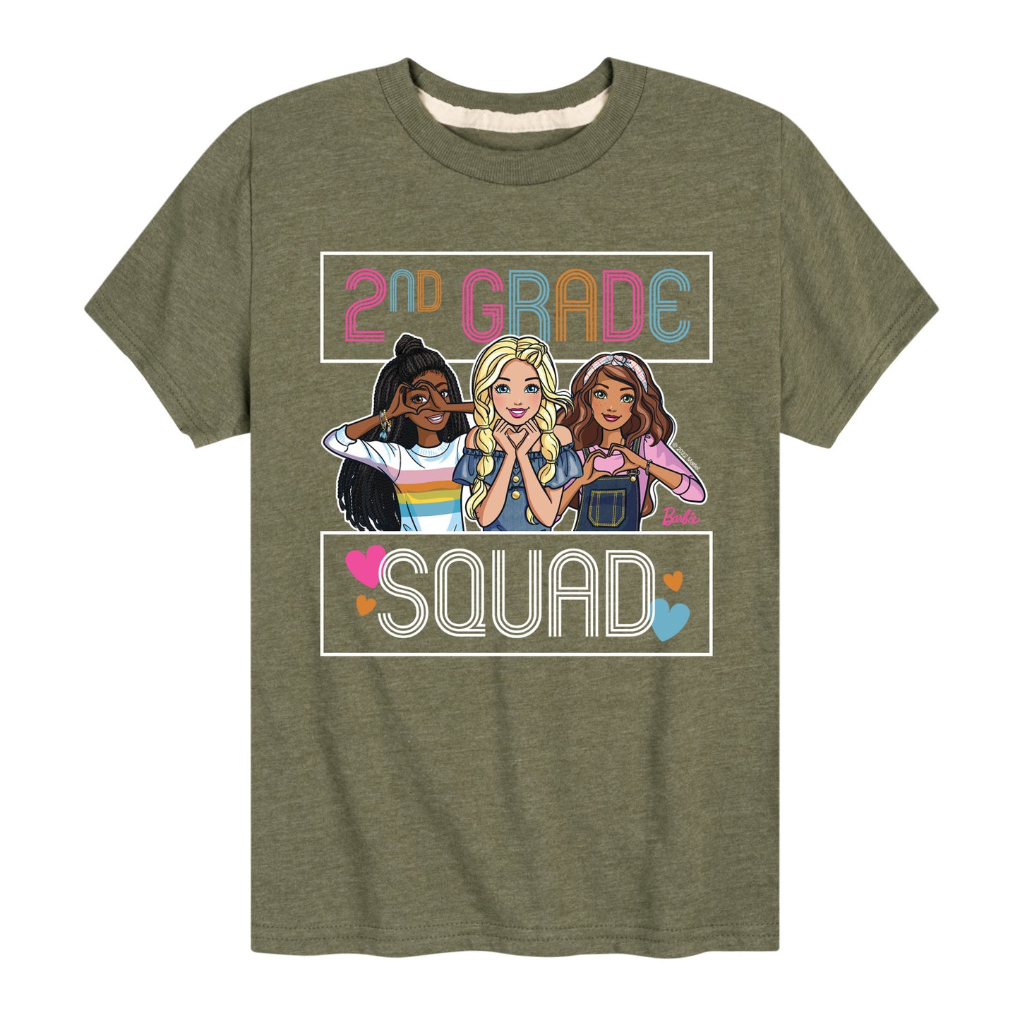 Barbie - Back To School - 2nd Grade Squad - Toddler And Youth Short Sleeve Graphic T-Shirt