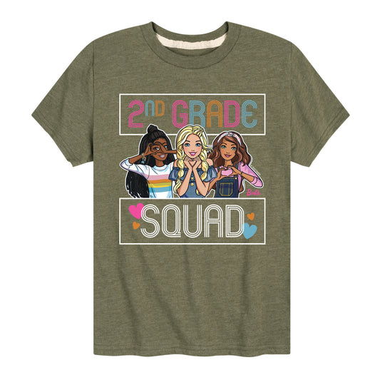 Barbie - Back To School - 2nd Grade Squad - Toddler And Youth Short Sleeve Graphic T-Shirt