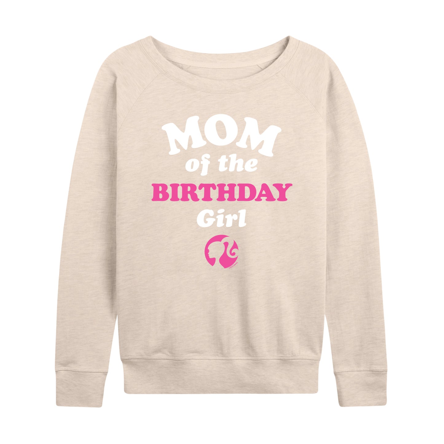 Barbie - Mom of The Birthday Girl - Women's Lightweight French Terry Long Sleeve Shirt
