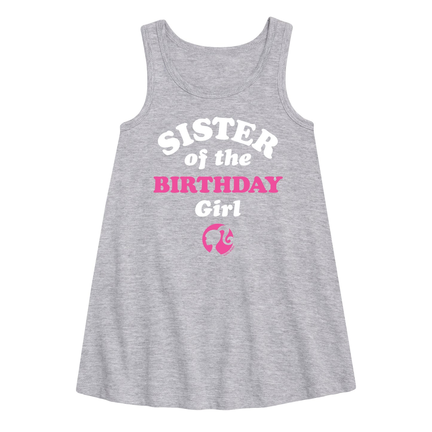 Barbie - Sister of The Birthday Girl - Toddler and Youth Girls A-line Dress