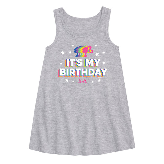 Barbie - It's My Birthday - Toddler and Youth Girls A-line Dress