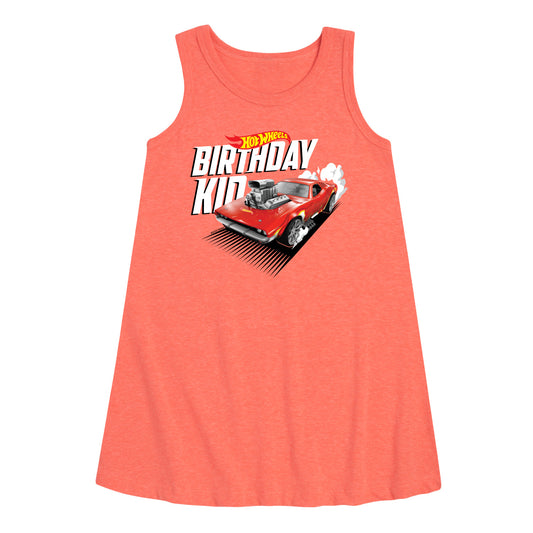 Hot Wheels - Birthday Kid - Toddler And Youth Girls A-line Dress
