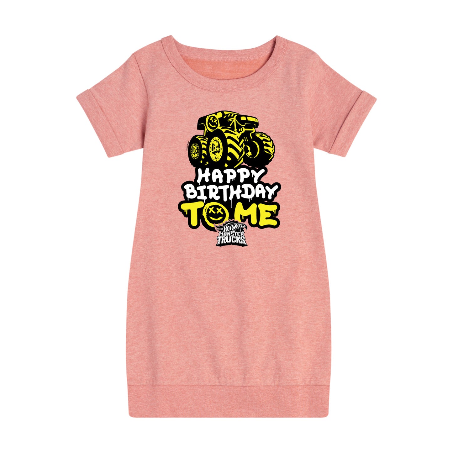 Hot Wheels - Happy Birthday To Me - Toddler And Youth Girls Fleece Dress
