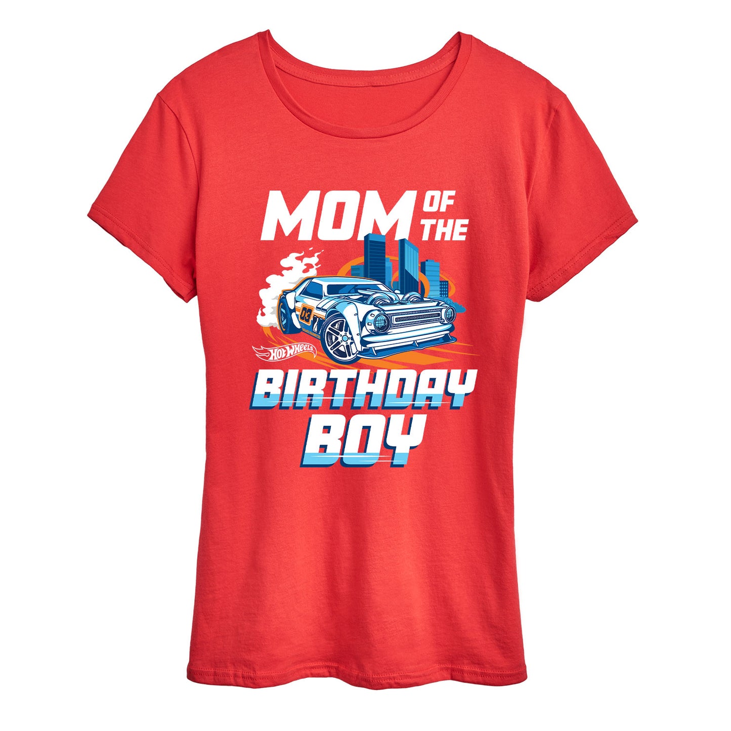 Hot Wheels - Mom Of Birthday Boy - Women's Short Sleeve Graphic T-Shirt