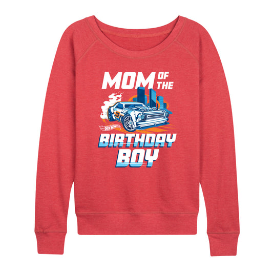 Hot Wheels - Mom Of Birthday Boy - Women's Lightweight French Terry Long Sleeve Shirt