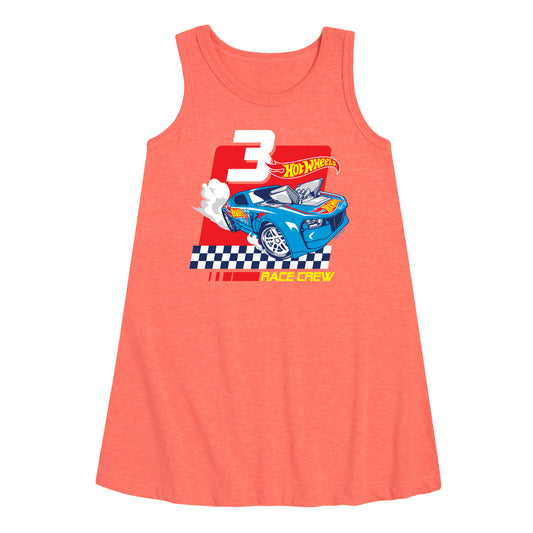 Hot Wheels - Race Crew 3 Yrs - Toddler And Youth Girls A-line Dress