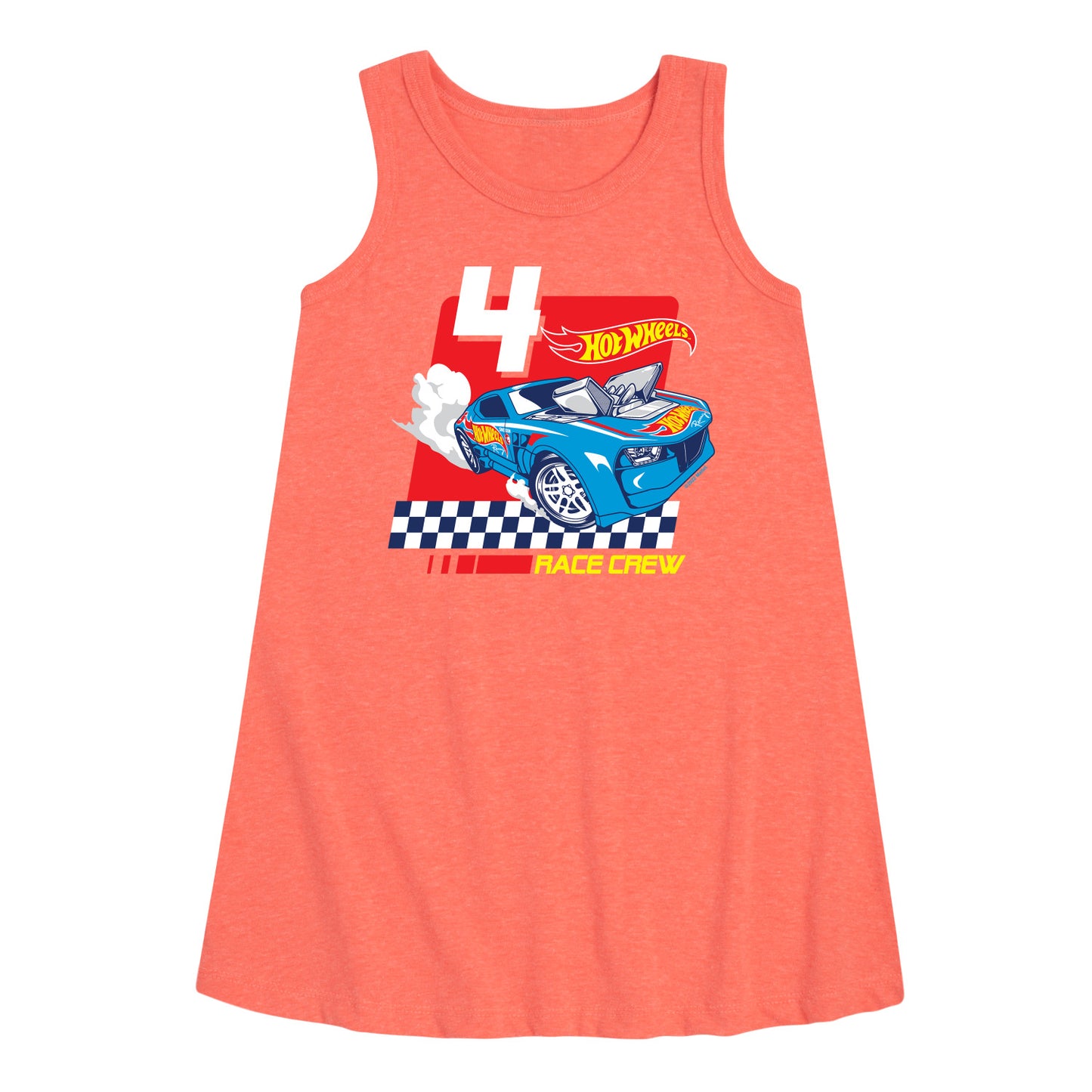 Hot Wheels - Race Crew 4 Yrs - Toddler And Youth Girls A-line Dress