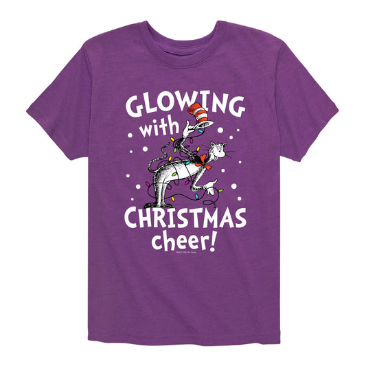 The Cat in the Hat - Glowing Christmas Cheer - Toddler And Youth Short Sleeve Graphic T-Shirt