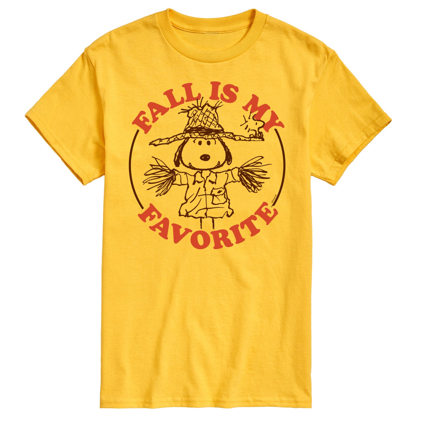 Peanuts - Fall Is My Favorite - Men's Short Sleeve Graphic T-Shirt