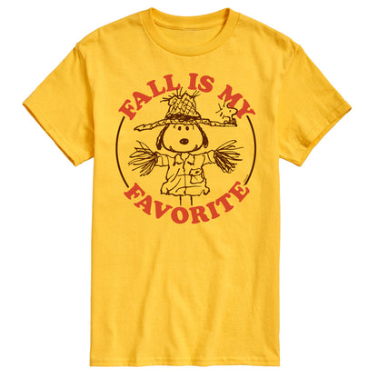 Peanuts - Fall Is My Favorite - Men's Short Sleeve Graphic T-Shirt