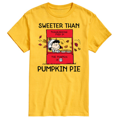 Peanuts - Sweeter Than Pumpkin Pie - Men's Short Sleeve Graphic T-Shirt