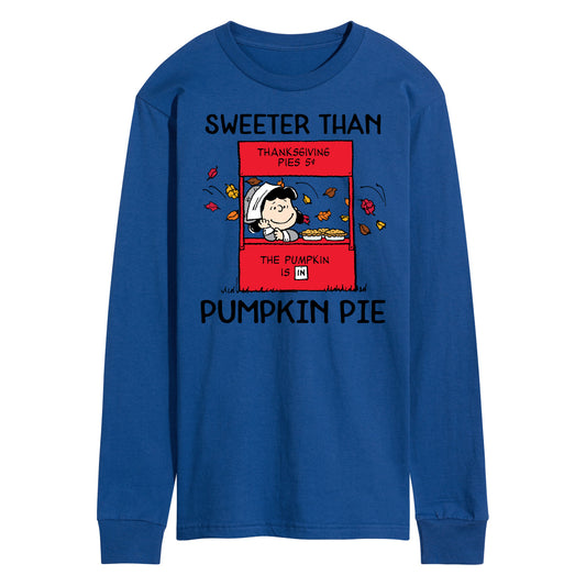 Peanuts - Sweeter Than Pumpkin Pie - Men's Long Sleeve T-Shirt