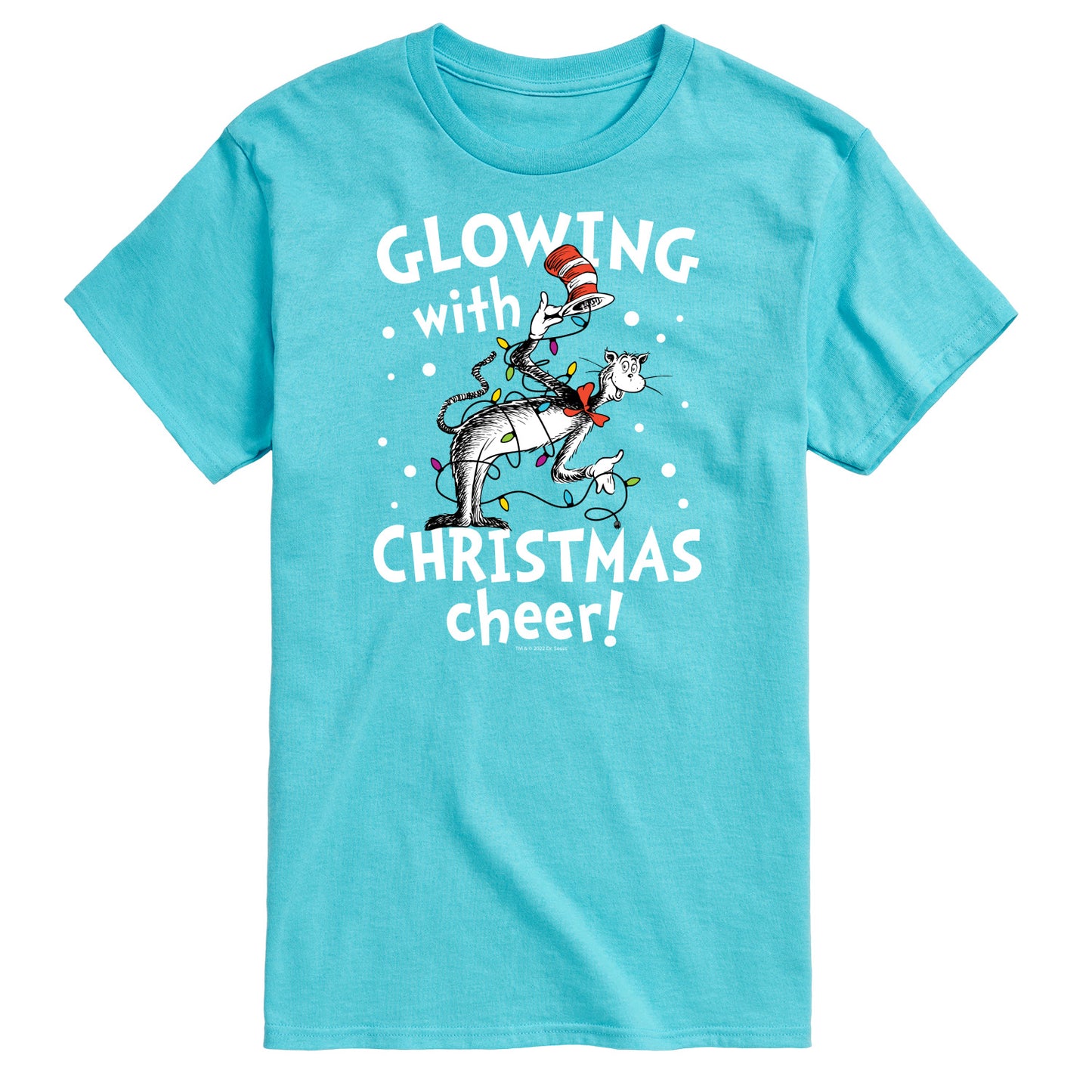The Cat in the Hat - Glowing Christmas Cheer - Men's Short Sleeve Graphic T-Shirt