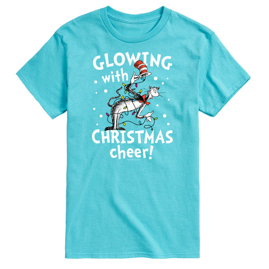 The Cat in the Hat - Glowing Christmas Cheer - Men's Short Sleeve Graphic T-Shirt