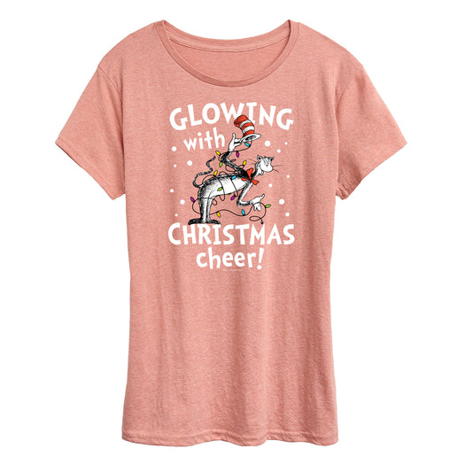 The Cat in the Hat - Glowing Christmas Cheer - Women's Short Sleeve Graphic T-Shirt