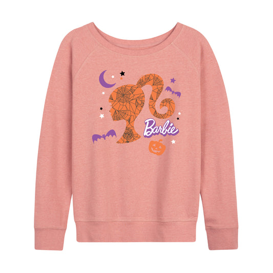 Barbie - Witch Sihlouette - Women's Lightweight French Terry Long Sleeve Shirt