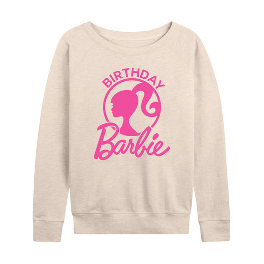 Barbie - Birthday - Women's Lightweight French Terry Long Sleeve Shirt