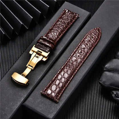 Samsung Galaxy Watch Crocodile Leather Band