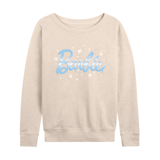Barbie - Winter Snowflakes - Icy - Women's Lightweight French Terry Long Sleeve Shirt