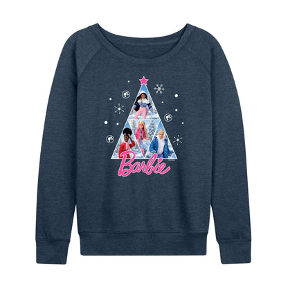 Barbie - Holidays & Christmas - Winter & Snow Time - Women's Lightweight French Terry Long Sleeve Shirt