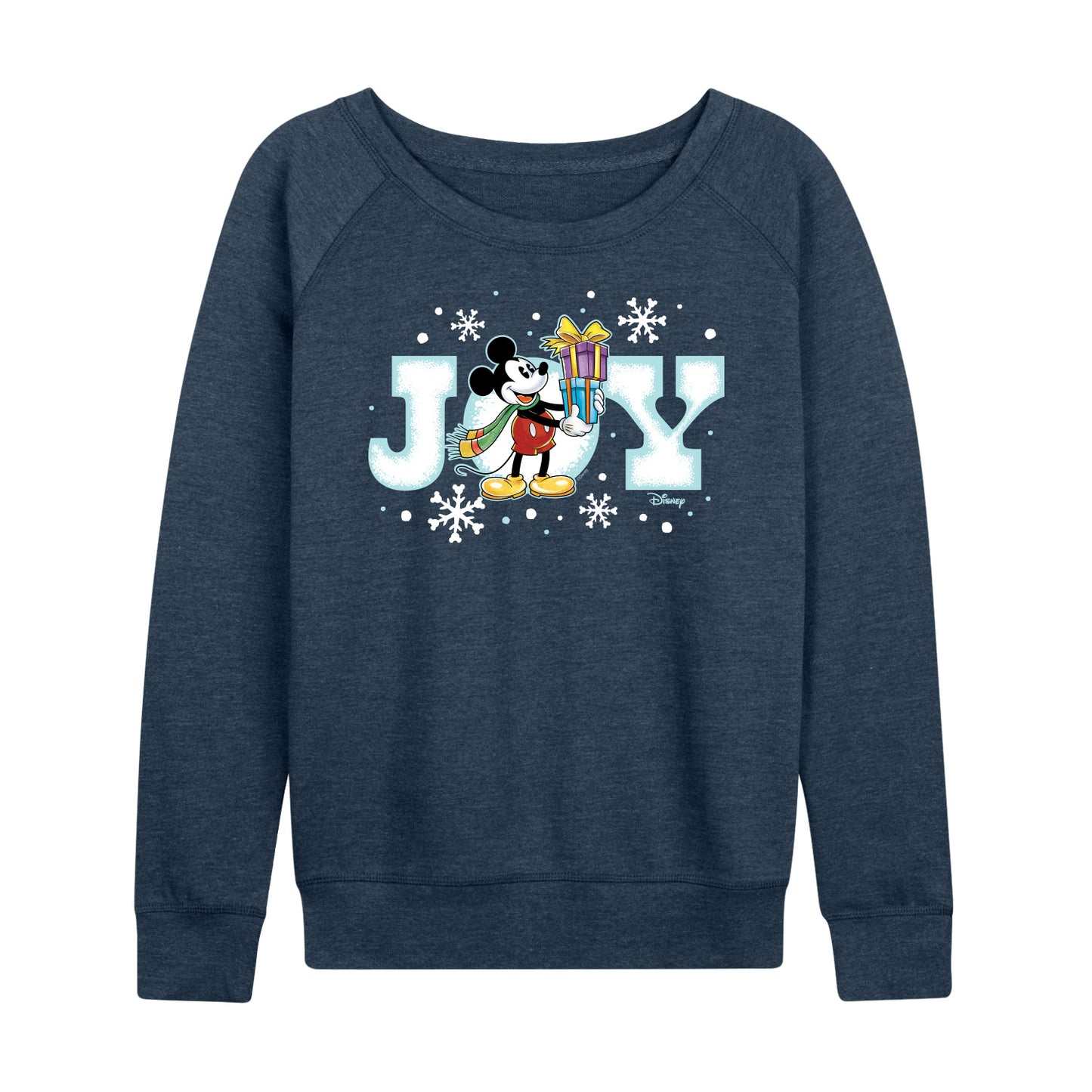 Disney - Joy Mickey - Women's Lightweight French Terry Long Sleeve Shirt