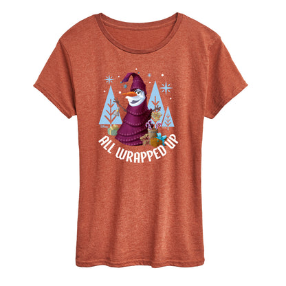 Frozen 2 - All Wrapped Up - Women's Short Sleeve Graphic T-Shirt