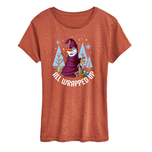 Frozen 2 - All Wrapped Up - Women's Short Sleeve Graphic T-Shirt