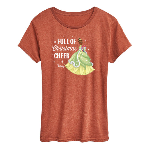 Disney - Full Of Christmas Cheer Tiana - Women's Short Sleeve Graphic T-Shirt