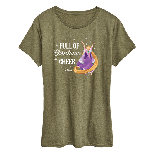 Disney - Full Of Christmas Cheer Rapunzel - Women's Short Sleeve Graphic T-Shirt