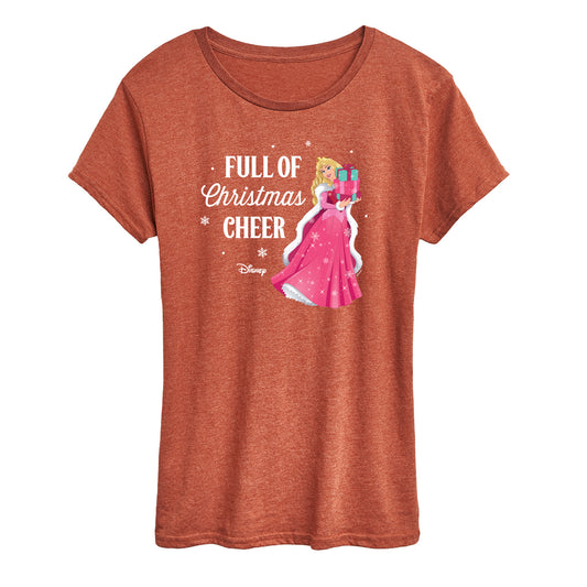 Disney - Full Of Christmas Cheer Aurora - Women's Short Sleeve Graphic T-Shirt
