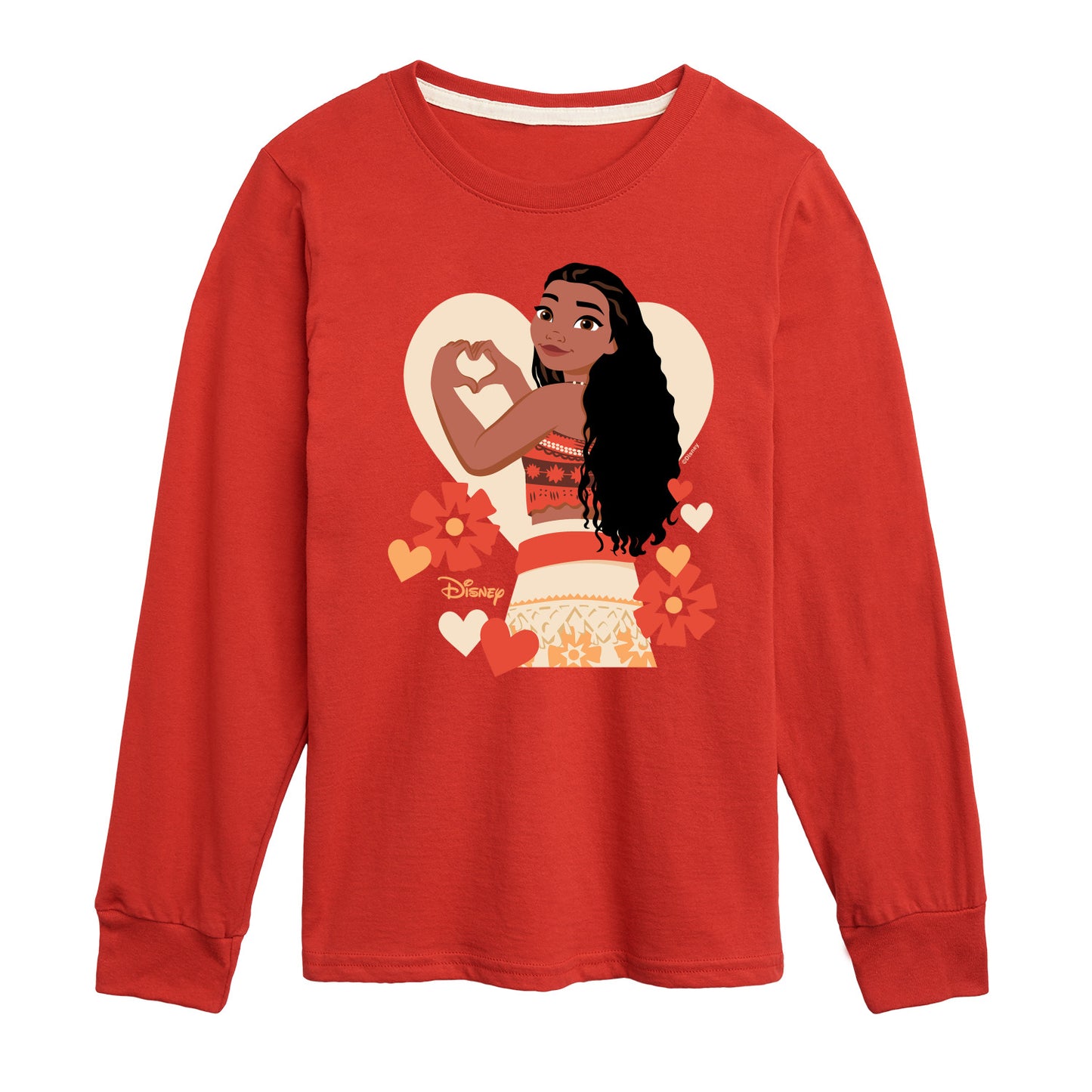 Moana - Love Moana - Youth Boys Long Sleeve Graphic T-Shirt