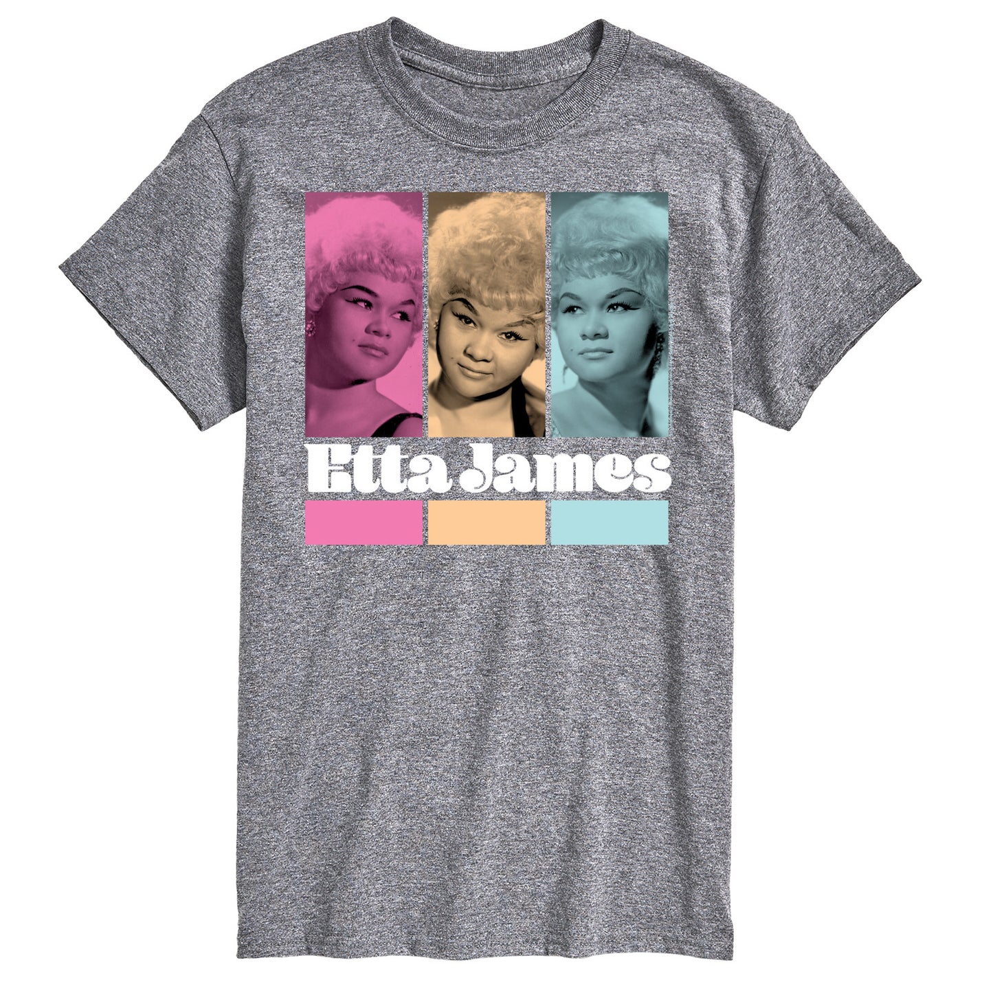 Etta James - Portrait Grid - Men's Short Sleeve Graphic T-Shirt