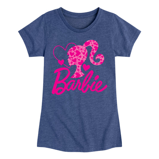 Barbie - Logo Hearts - Toddler And Youth Girls Short Sleeve Graphic T-Shirt