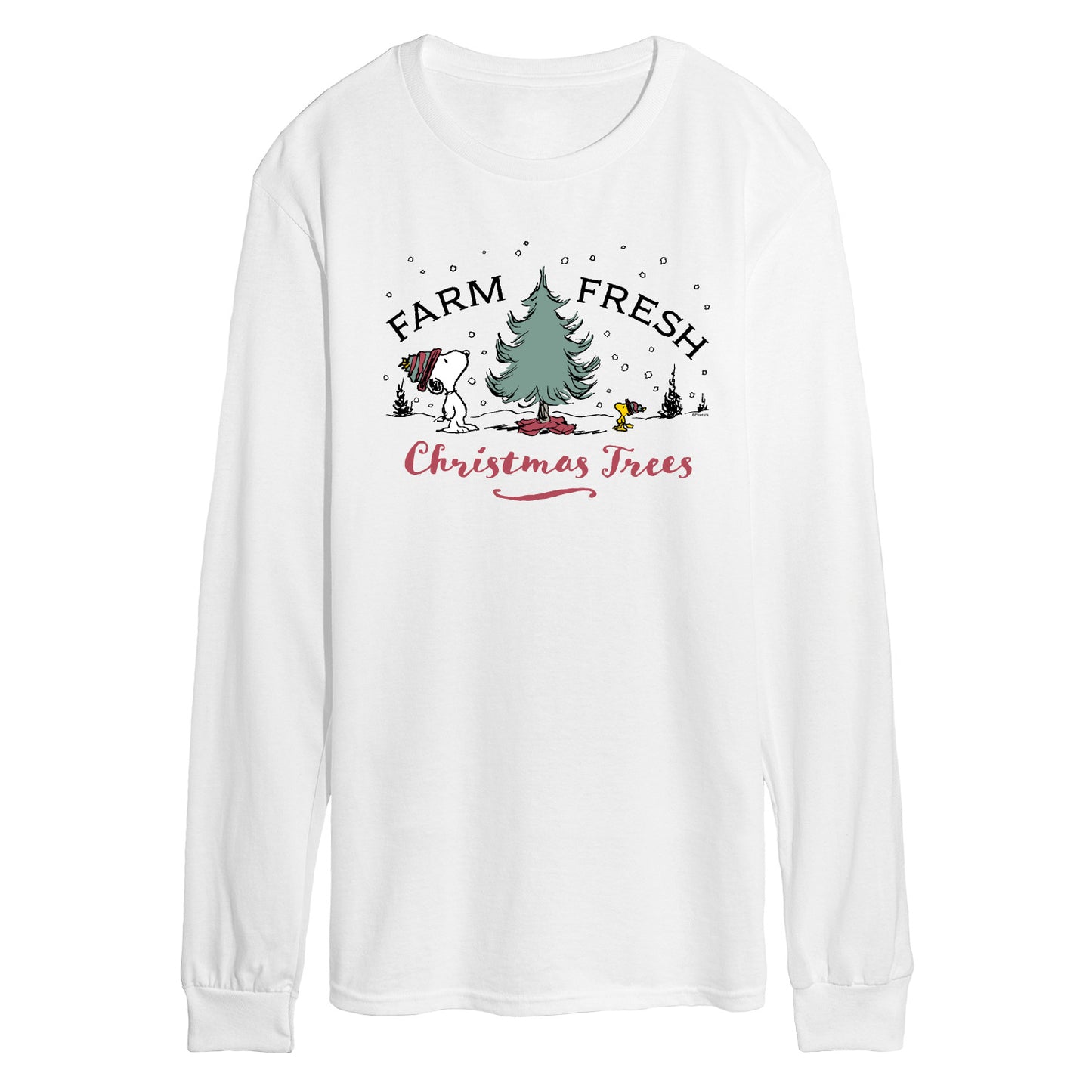 Peanuts - Farm Fresh Trees - Men's Long Sleeve T-Shirt