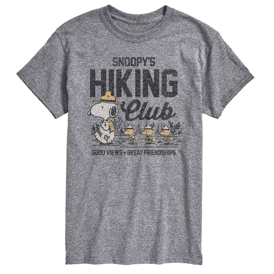 Peanuts - Snoopy's Hiking Club - Men's Short Sleeve Graphic T-Shirt