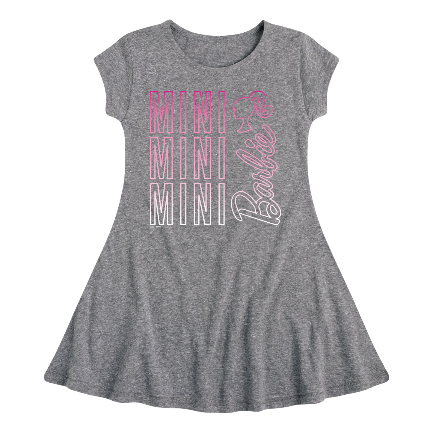 Barbie - Mini Mini Mini - Toddler And Youth Girls Fit And Flare Dress