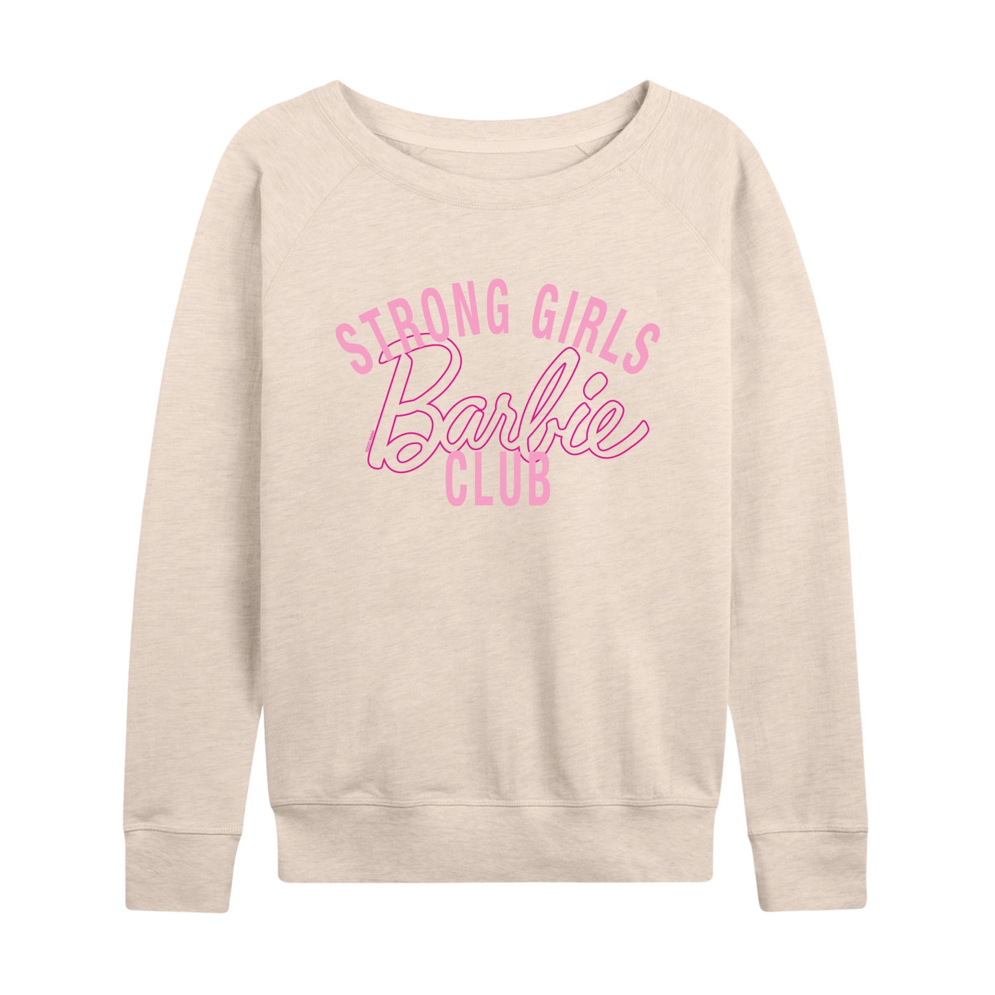 Barbie - Strong Girls Club - Women's Lightweight French Terry Long Sleeve Shirt