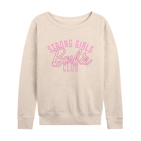 Barbie - Strong Girls Club - Women's Lightweight French Terry Long Sleeve Shirt