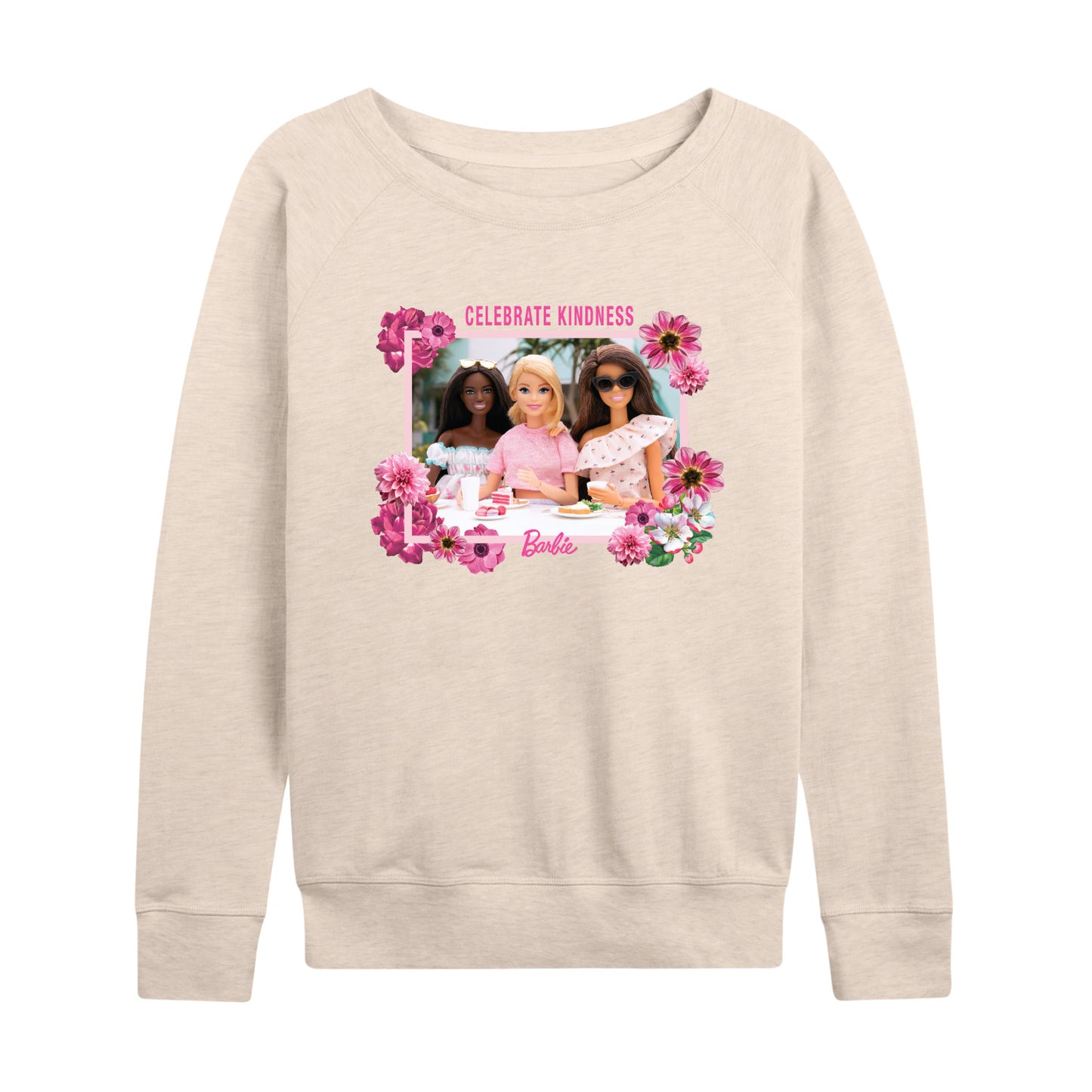 Barbie - Brunch Barbie - Celebrate Kindness - Women's Lightweight French Terry Long Sleeve Shirt