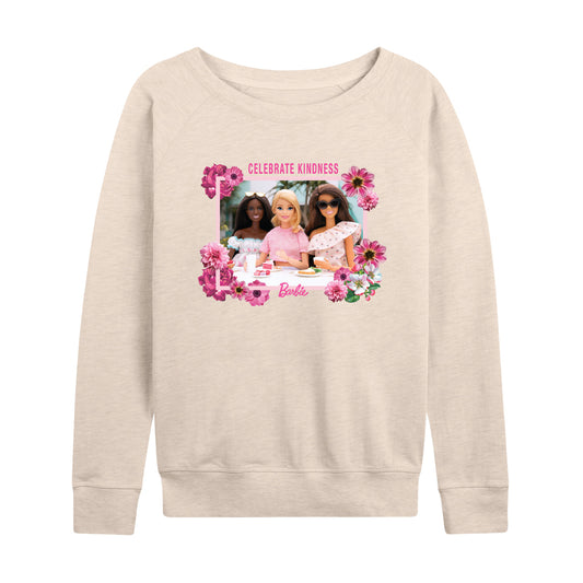 Barbie - Brunch Barbie - Celebrate Kindness - Women's Lightweight French Terry Long Sleeve Shirt