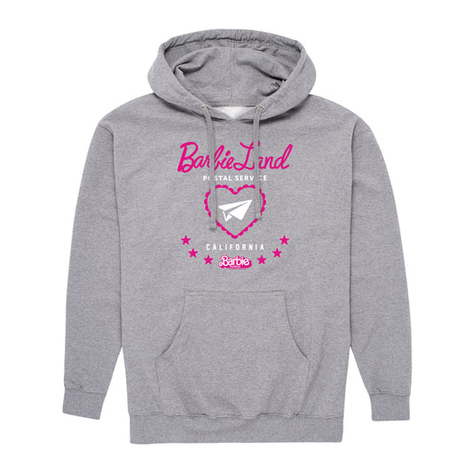 Barbie the Movie - Barbie Land Postal Service - Men's Pullover Hooded Fleece Sweatshirt