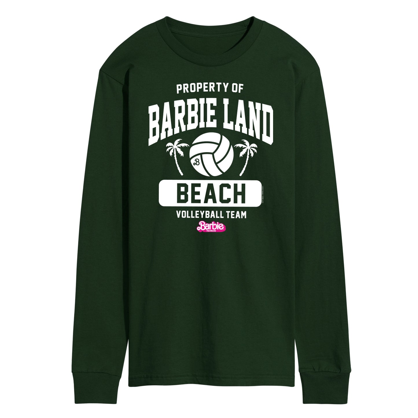 Barbie the Movie - Property of Barbie Land Beach Volleyball - Men's Long Sleeve T-Shirt